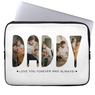 DADDY Foto-Buchstaben Laptopschutzhülle