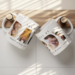 Daddy Foto Collage Erster Vatertag für New Dad Kaffeetasse