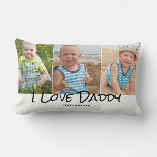 Daddy Foto Collage Vatertag Lendenkissen