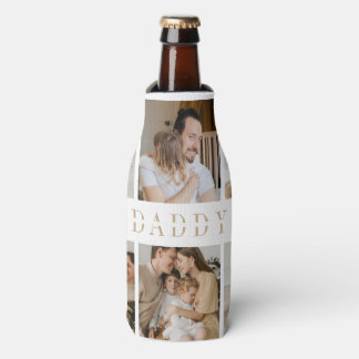 DADDY Fotos Personalisiert Bier Cooler Geschenk Flaschenkühler