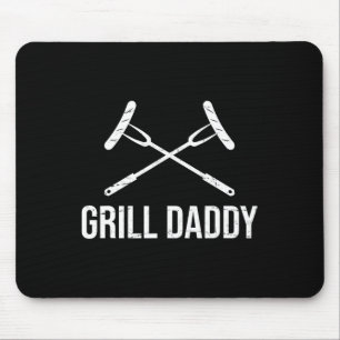 Daddy Funny Vathers Day Glattvater-Grill-Vater Mousepad
