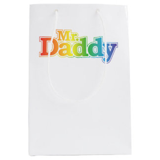 Daddy Gay Pride Mittlere Geschenktüte