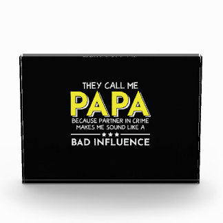 Daddy Geschenk, das sie mich Papas nennen Fotoblock