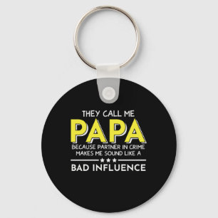 Daddy Geschenk, das sie mich Papas nennen Schlüsselanhänger