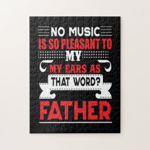 Daddy Geschenk keine Musik ist so angenehm Vater