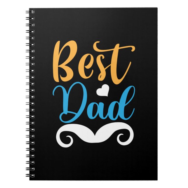 Daddy Gift Best Vater Notizblock (Vorderseite)