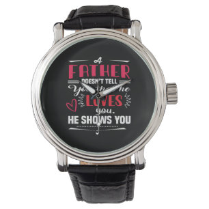Daddy Gift ein Vater nicht sagen Armbanduhr