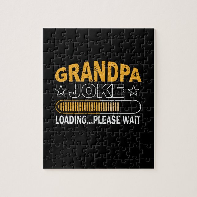 Daddy Gift Grandpa Loading Bitte (Vertikal)