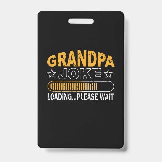 Daddy Gift Grandpa Loading Bitte Ausweis