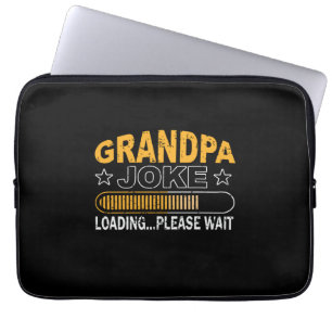 Daddy Gift Grandpa Loading Bitte Laptopschutzhülle