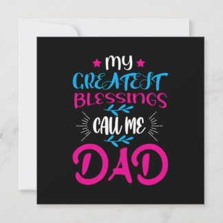 Daddy Gift Meine Beststen Segnungen nennen mich Va Einladung