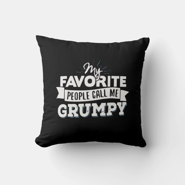 Daddy Gift Meine Lieblings-Leute nennen mich gruse Kissen (Vorderseite)