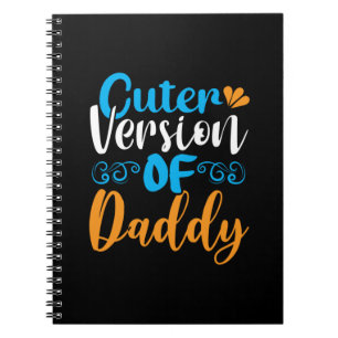 Daddy Gift Niedlichere Version von Daddy Notizblock