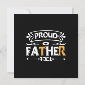 Daddy Gift Proud Vater Einladung