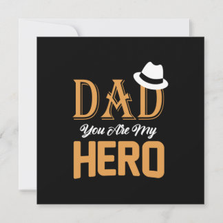 Daddy Gift Vater, du bist mein Held Einladung