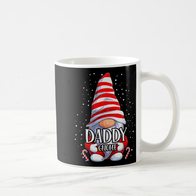 Daddy Gnome Christmas Pajamas Matching Family Grou Kaffeetasse (Rechts)