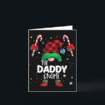 Daddy Gnome Red Buffalo Kariert Matching Family Ch Karte<br><div class="desc">Daddy Gnome Red Buffalo Kariert Matching Family Weihnachten</div>
