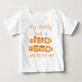 Daddy hat ein höheres Power Säugling LS Shirt - Or