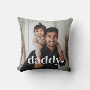 Daddy Heart - Foto des Ersten Vaters Kissen