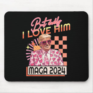 Daddy I Liebe Ihm Maga 2024 Donald Trump Zurück 4. Mousepad