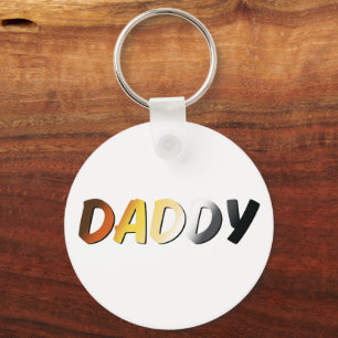 Daddy in Bärenfarben - Bold Gay Bar Design Schlüsselanhänger
