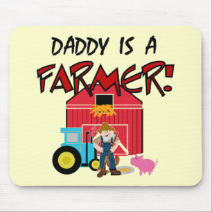 Daddy ist ein Bauer T-Shirts und Geschenke Mousepad