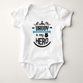 Daddy ist mein Hero Baby Bodysuit Strampler