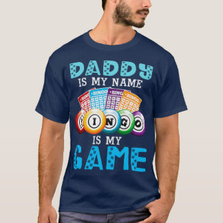Daddy ist mein Name Bingo ist mein glücklicher Vat T-Shirt