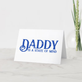 Daddy ist Staat der mentalen Mind-Sentimental-Kart Dankeskarte