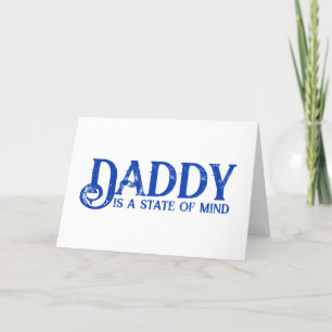 Daddy ist Staat der mentalen Mind-Sentimental-Kart Dankeskarte