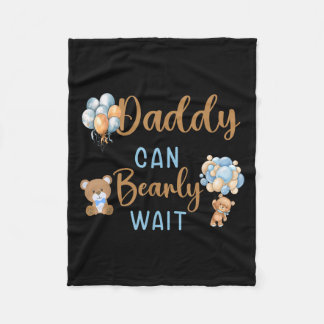 Daddy kann frühzeitig auf eine neutrale Babydusche Fleecedecke