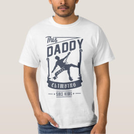 Daddy Lieben Klettern für Vatertag T-Shirt