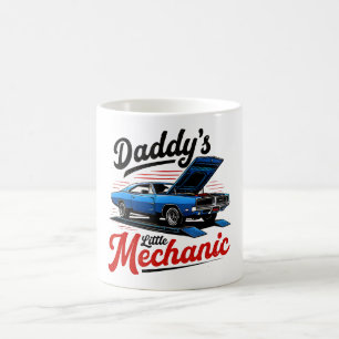 Daddy Little Mechanic Classic Car Keepake Tasse