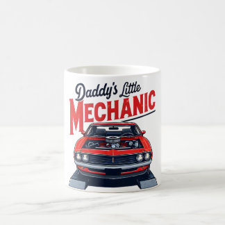 Daddy Little Mechanic Classic Car Keepsaké Mug