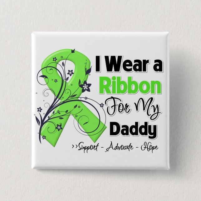 Daddy - Lymphoma Ribbon Button (Vorderseite)