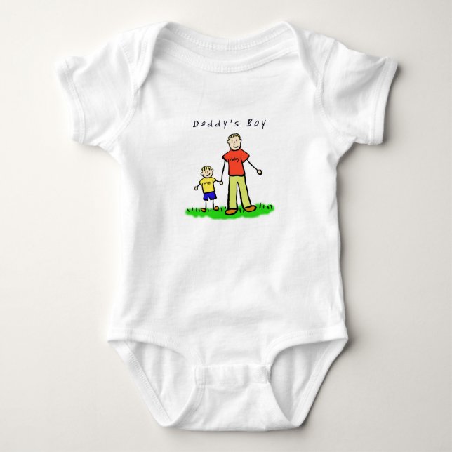 Daddy & Me T - Shirt (Blond mit Titel) (Vorderseite)