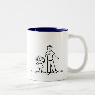 Daddy & Me Tasse (Zeichnend ohne Titel)