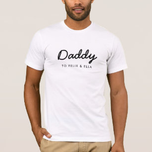 Daddy   Moderne Kinder am Tag des Vaters nennen Sk T-Shirt