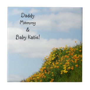 Daddy Mommy neue Baby-Geschenke Andenken Geschenkb Fliese