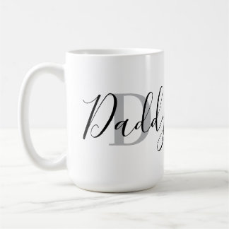 Daddy Monogram Grey Kaffeetasse