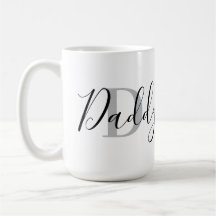 Daddy-Monogramm Grau