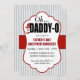 Daddy-O Vatertag Einladung (Vorne/Hinten)