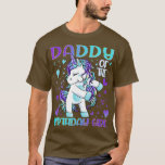 Daddy of the Birthday Girl Flossing Unicorn Dad Da T-Shirt<br><div class="desc">Daddy of the Birthday Girl Flossing Unicorn Dad Daddy Gifts  .</div>