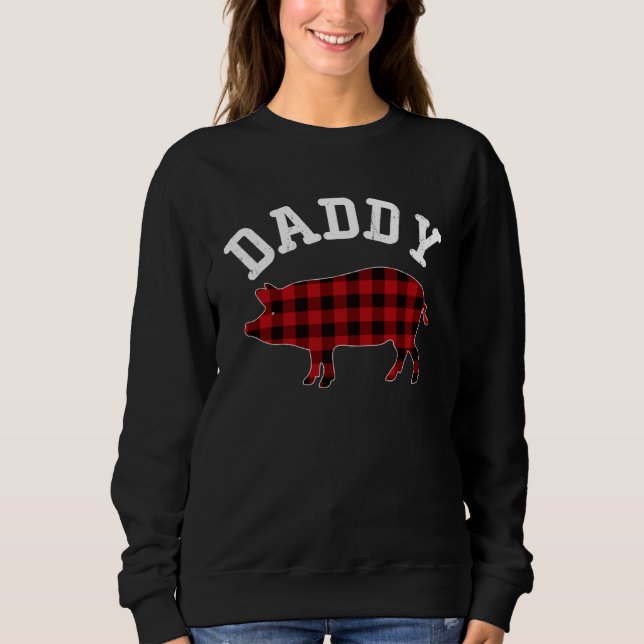 Daddy Pig  Matching Family Pig Sweatshirt (Vorderseite)