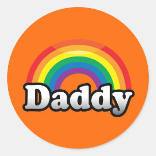 DADDY PRIDE RUNDER AUFKLEBER