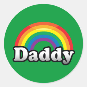 DADDY PRIDE RUNDER AUFKLEBER