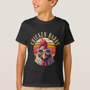 Daddy Retro Vintag 70er Hühner Vater Väter Tag Me T-Shirt