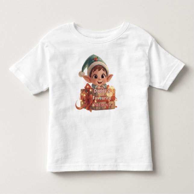 Daddy’s Favorite Present Baby Shirt | Cute Holiday (Vorderseite)