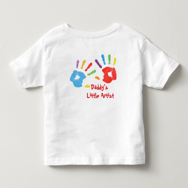 Daddy’s Little Artist – Kids T-Shirt (Dos)