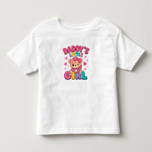 👧 Daddy’s Little Girl Herz Zitat Kleinkind Outfit T-shirt